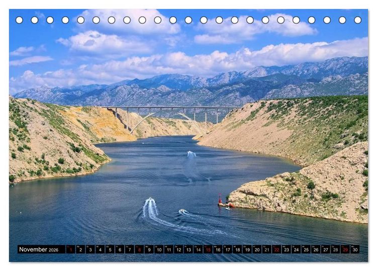 Produktbild: Kroatien (Tischkalender 2026 DIN A5 quer), CALVENDO Monatskalender