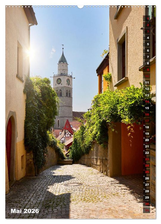 Produktbild: &Uuml;berlingen Perle am Bodensee (Wandkalender 2026 DIN A2 hoch), CALVENDO Monatskalender