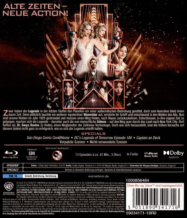 Produktbild: DC's Legends of Tomorrow: Staffel 7 [3 BRs]