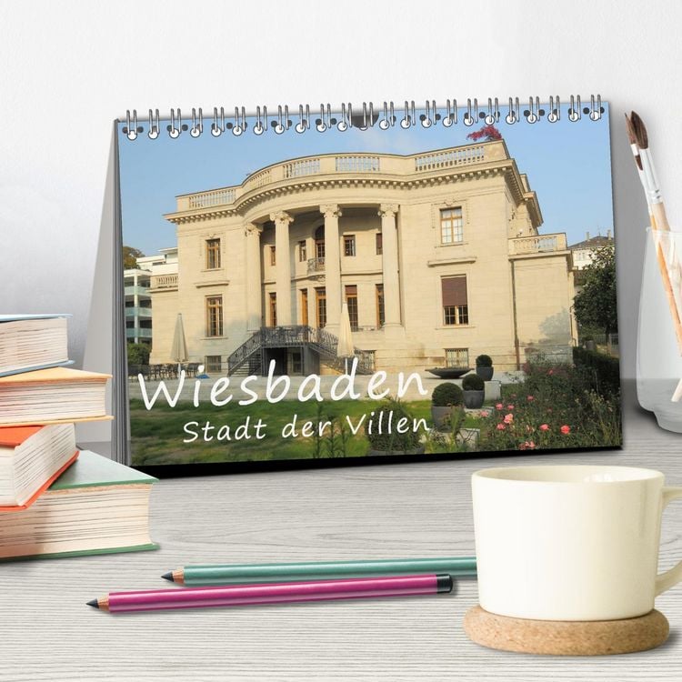 Produktbild: Wiesbaden - Stadt der Villen (Tischkalender 2026 DIN A5 quer), CALVENDO Monatskalender