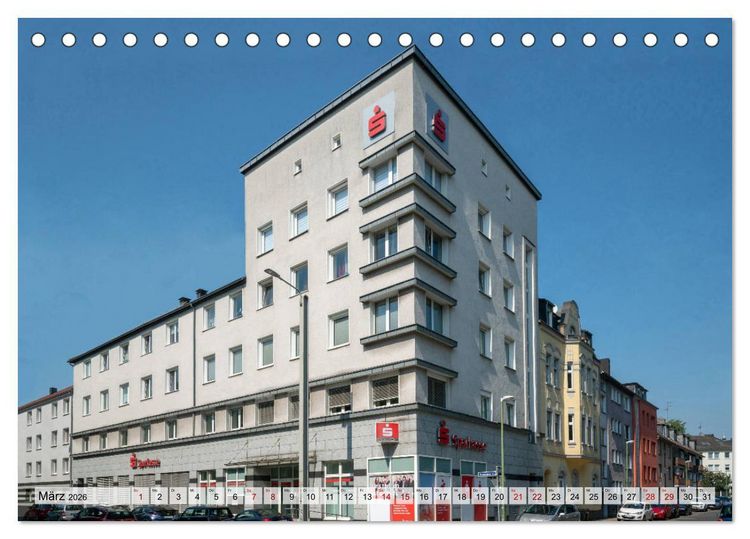 Produktbild: Bauhaus-Architektur in Essen (Tischkalender 2026 DIN A5 quer), CALVENDO Monatskalender
