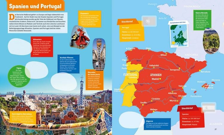 Produktbild: WAS IST WAS Stickeratlas Europa