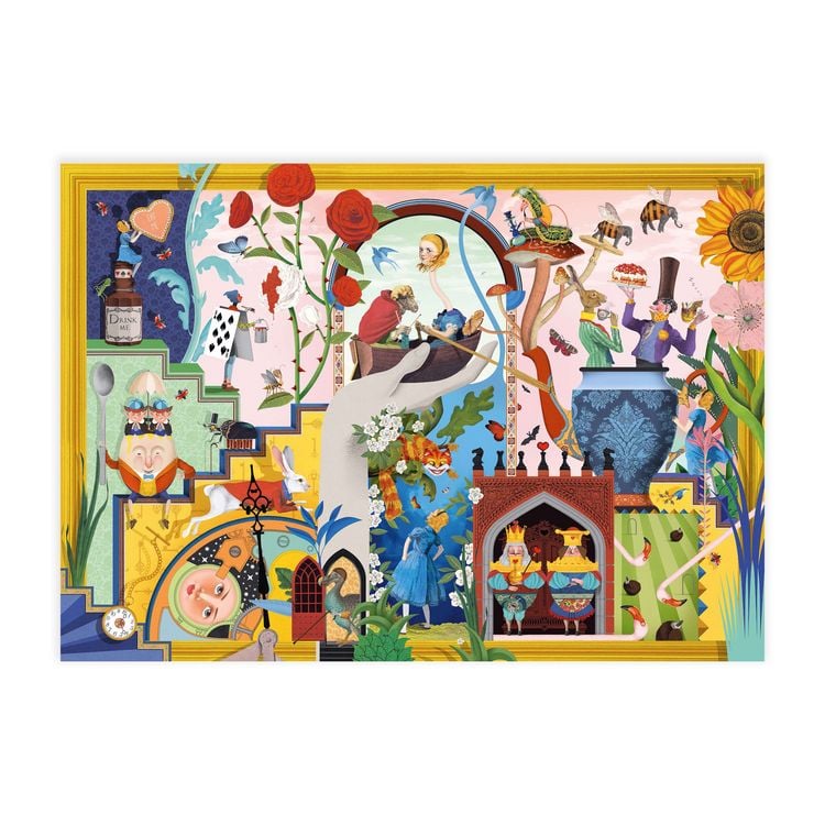 Produktbild: The World of Alice in Wonderland - Puzzle 1000 Teile