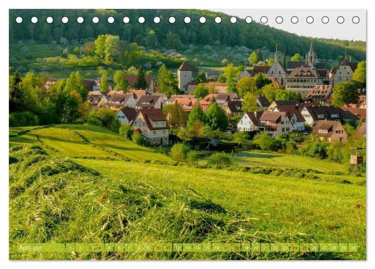 Produktbild: Lieblingspl&auml;tze in und um T&uuml;bingen (Tischkalender 2027 DIN A5 quer), CALVENDO Monatskalender