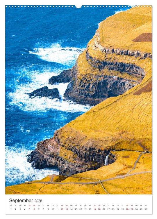 Produktbild: F&auml;r&ouml;er - Die Schafsinseln im Norden. (hochwertiger Premium Wandkalender 2026 DIN A2 hoch), Kunstdruck in Hochglanz