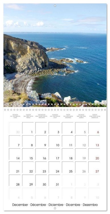 Produktbild: Le village de Rostudel (Calendrier mural carr&eacute; 2026 30x30 cm) Calendrier double avec une page pour vos prises de notes