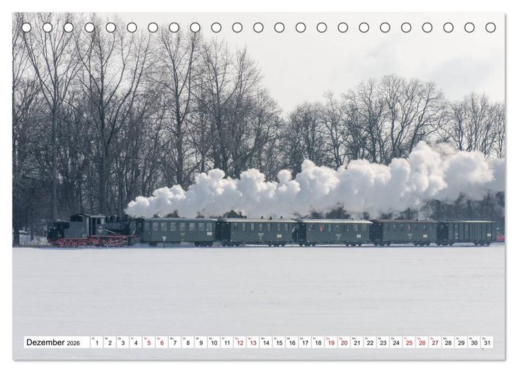 Produktbild: Mansfelder Bergwerksbahn (Tischkalender 2026 DIN A5 quer), CALVENDO Monatskalender