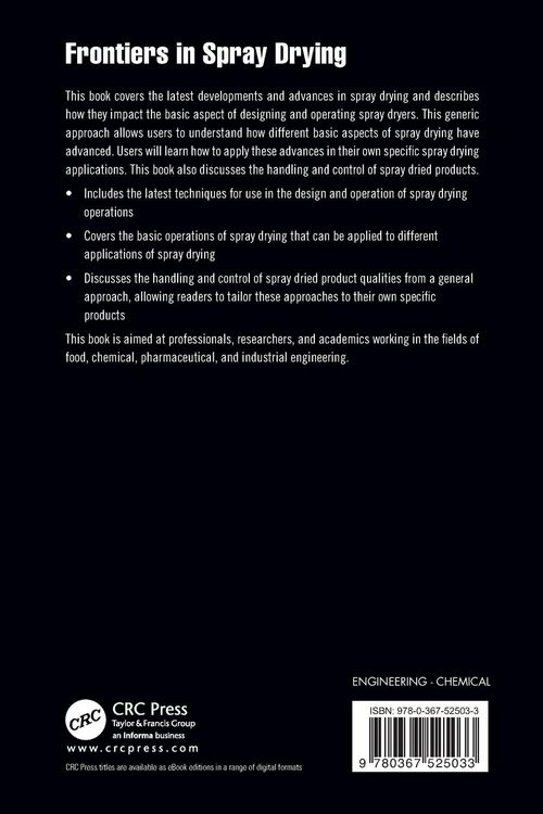 Produktbild: Frontiers in Spray Drying
