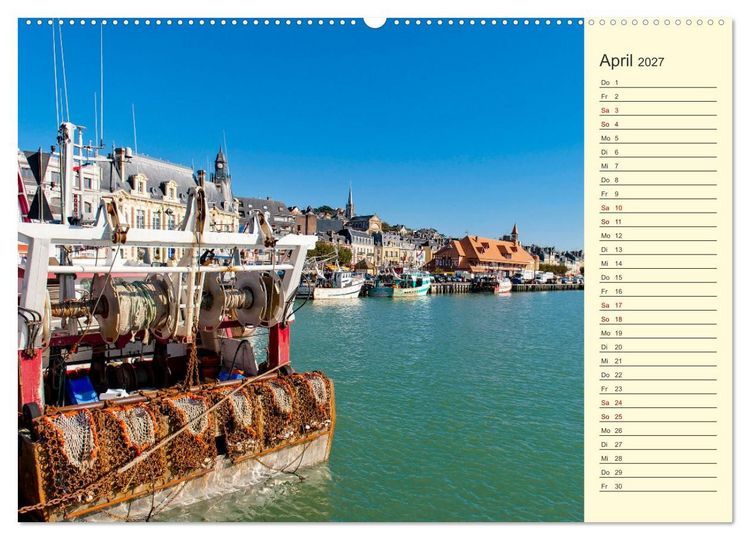 Produktbild: Zauberhafte Normandie: Frankreichs wilde, wunderbare K&uuml;ste (hochwertiger Premium Wandkalender 2027 DIN A2 quer), Kunstdruck in Hochglanz