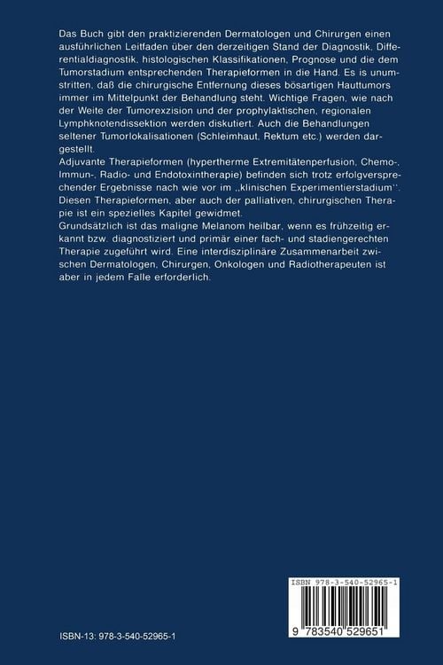 Produktbild: Das Maligne Melanom