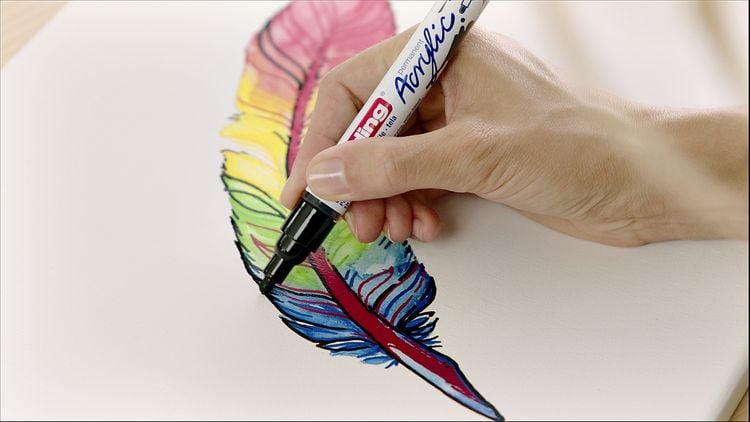 Produktbild: Edding Acrylmarker Acrylic 5100 Mittel metallic 5er Set