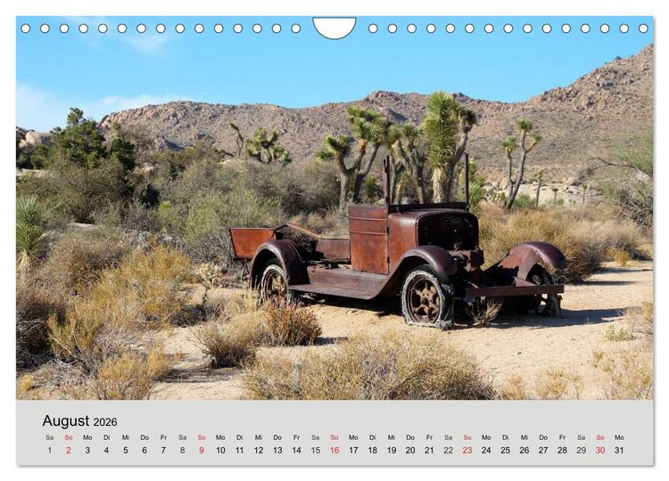 Produktbild: Rostige Autos. Faszination U.S. Wracks (Wandkalender 2026 DIN A4 quer), CALVENDO Monatskalender