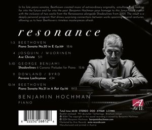 Produktbild: Resonance: Beethoven - Benjamin