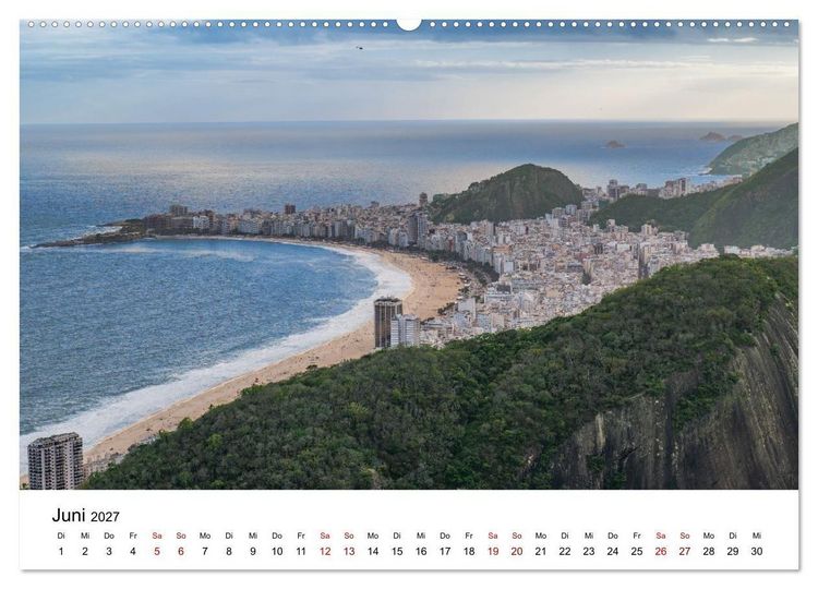 Produktbild: Rio de Janeiro - Kontraste. Farben. Licht (hochwertiger Premium Wandkalender 2027 DIN A2 quer), Kunstdruck in Hochglanz