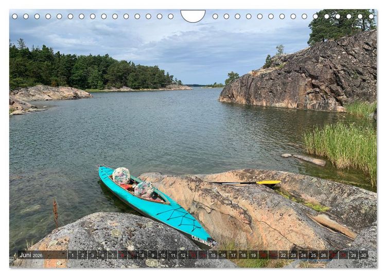 Produktbild: Wandern in Schweden - Einladung in die Natur (Wandkalender 2026 DIN A4 quer), CALVENDO Monatskalender