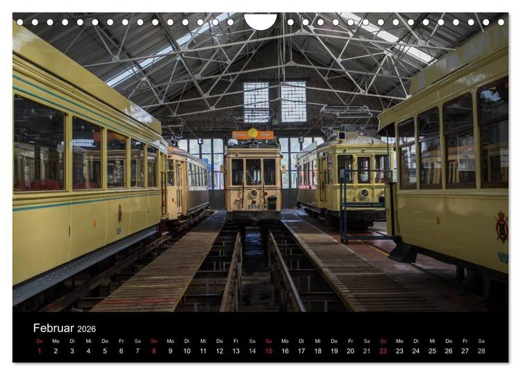 Produktbild: Kusttram Belgien (Wandkalender 2026 DIN A4 quer), CALVENDO Monatskalender