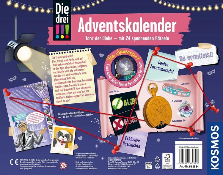 Produktbild: Die drei !!!- Adventskalender 2026