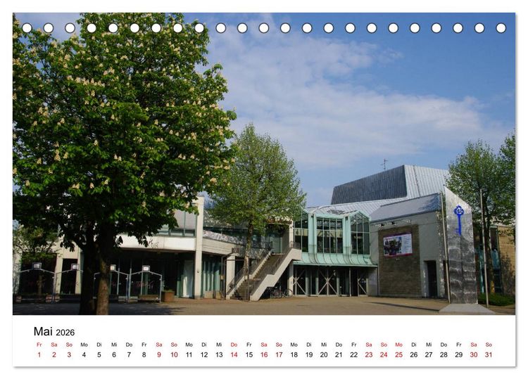 Produktbild: Velbert - Stadt der Schl&ouml;sser und Beschl&auml;ge (Tischkalender 2026 DIN A5 quer), CALVENDO Monatskalender