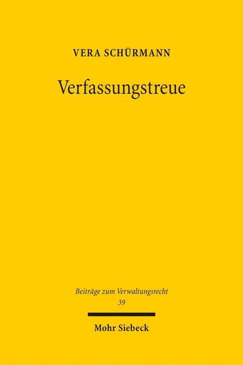 Produktbild: Verfassungstreue