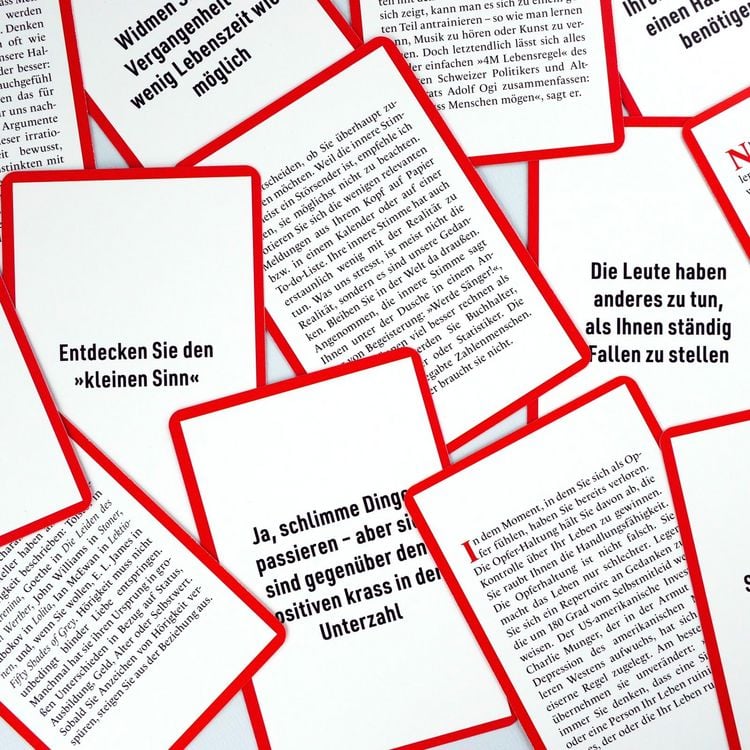 Produktbild: Die Not-To-Do-Liste &ndash; 52 Impulskarten, mit denen Sie die gr&ouml;&szlig;ten Lebensfehler erkennen und vermeiden