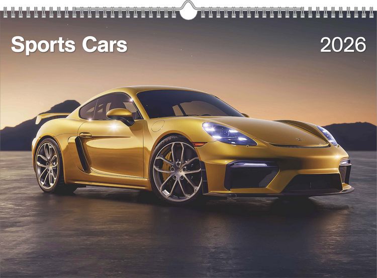 Produktbild: Sports Cars 2026 - Foto-Kalender - Wand-Kalender - 42x29,7 - Autos
