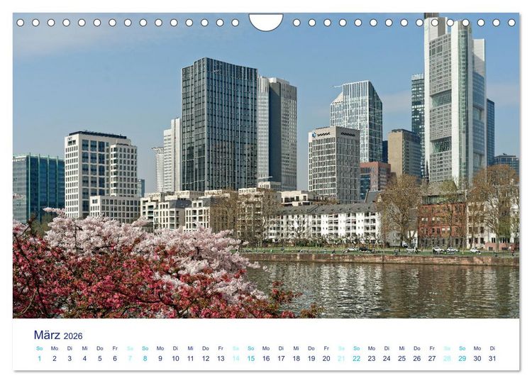 Produktbild: Fabelhaftes Frankfurt am Main (Wandkalender 2026 DIN A4 quer), CALVENDO Monatskalender