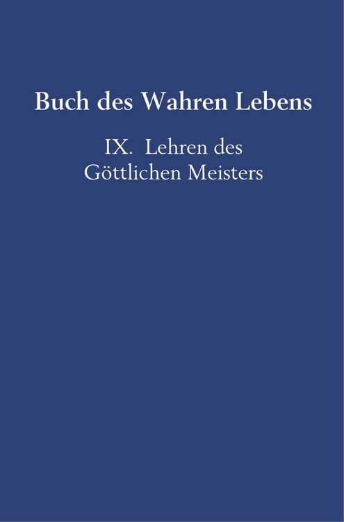 Produktbild: Buch des Wahren Lebens