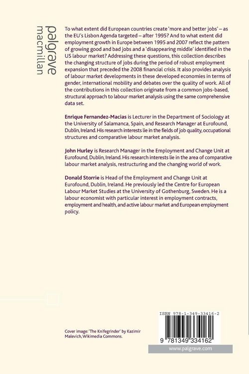 Produktbild: Transformation of the Employment Structure in the EU and USA, 1995-2007