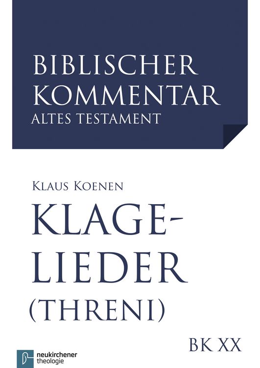 Produktbild: Klagelieder (Threni)