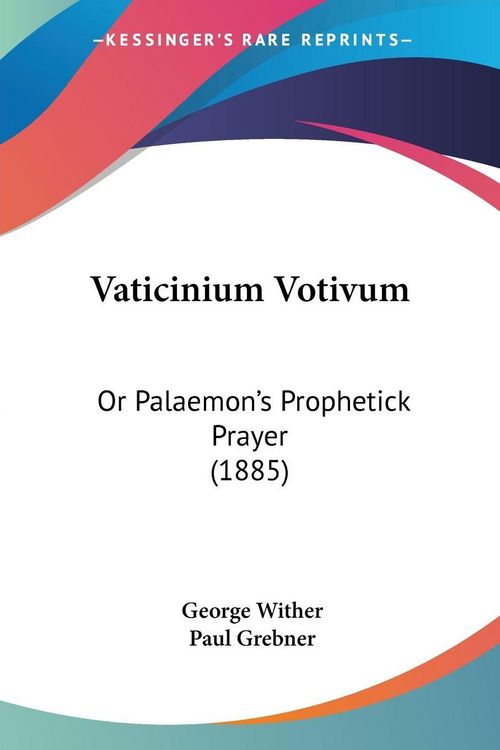 Produktbild: Vaticinium Votivum