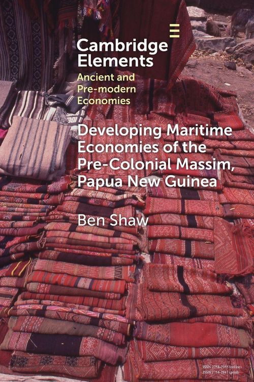 Produktbild: Developing Maritime Economies of the Pre-Colonial Massim, Papua New Guinea