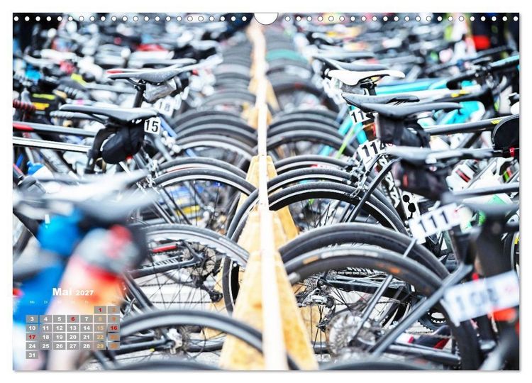 Produktbild: Triathlon: Mit Leidenschaft zur pers&ouml;nlichen Bestzeit (Wandkalender 2027 DIN A3 quer), CALVENDO Monatskalender