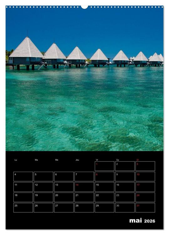 Produktbild: Paysages cal&eacute;doniens (Calendrier mural 2026 DIN A2 horizontal) calendrier de bureau