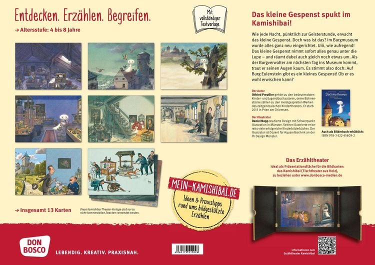 Produktbild: Das kleine Gespenst. Tohuwabohu auf Burg Eulenstein. Kamishibai Bildkartenset