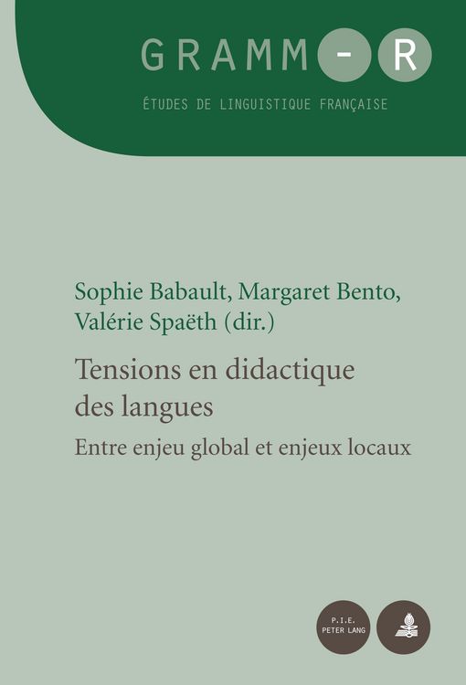 Produktbild: Tensions en didactique des langues