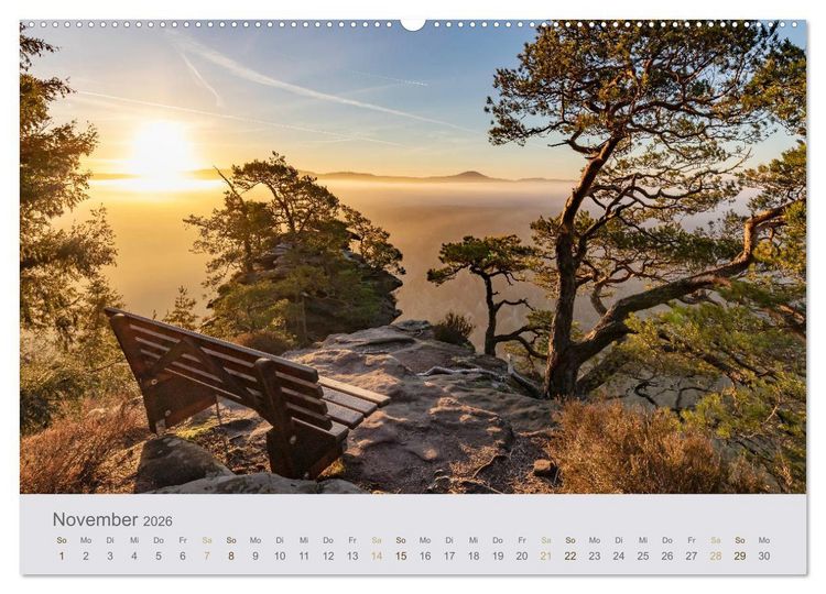 Produktbild: Augenblicke im Pf&auml;lzerwald (Wandkalender 2026 DIN A2 quer), CALVENDO Monatskalender