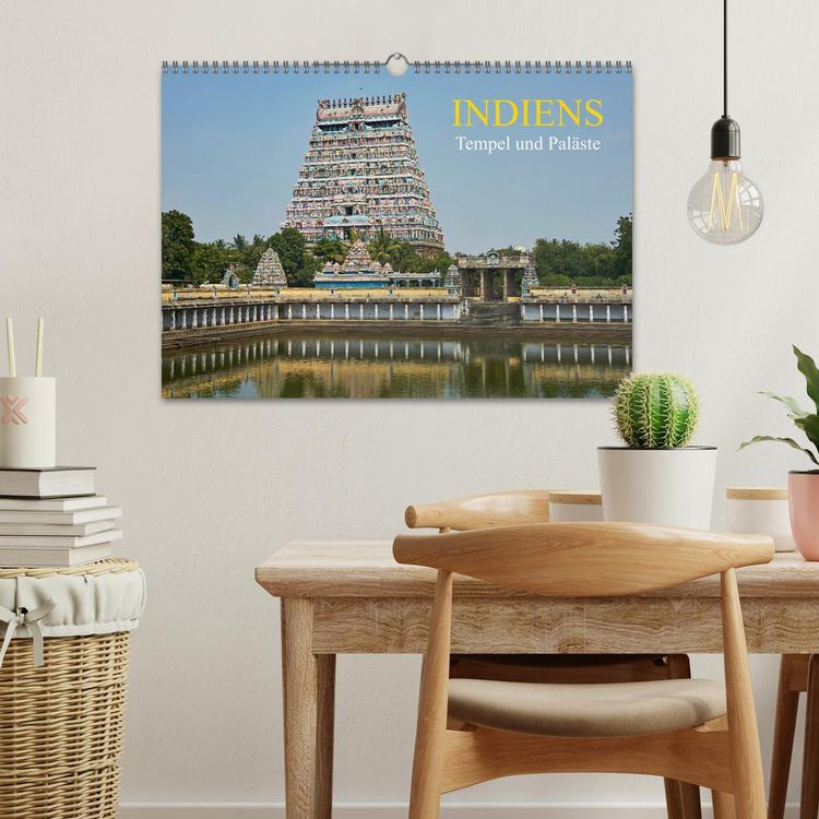 Produktbild: Indiens Tempel und Pal&auml;ste (Wandkalender 2026 DIN A3 quer), CALVENDO Monatskalender