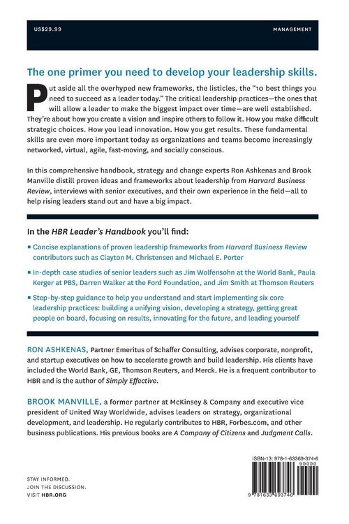 Produktbild: The Harvard Business Review Leader's Handbook