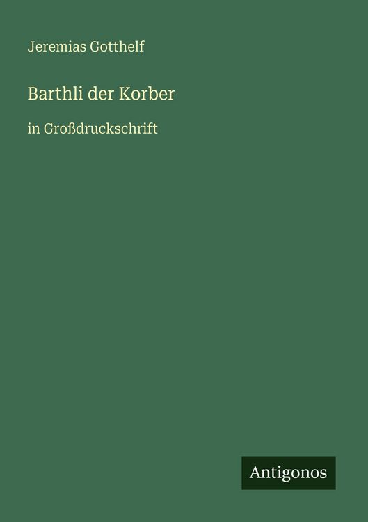 Produktbild: Barthli der Korber