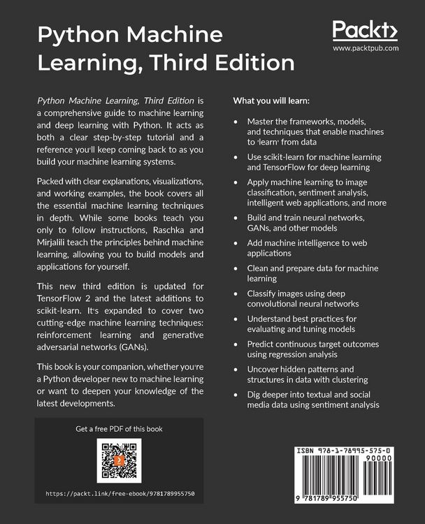 Produktbild: Python Machine Learning