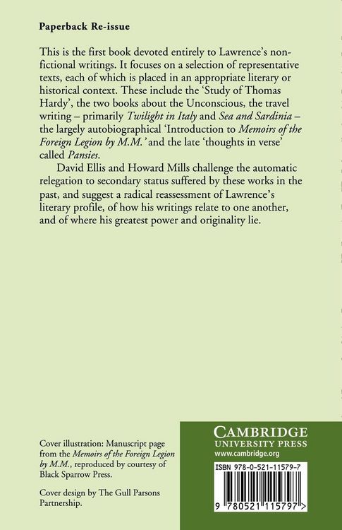 Produktbild: D. H. Lawrence's Non-Fiction