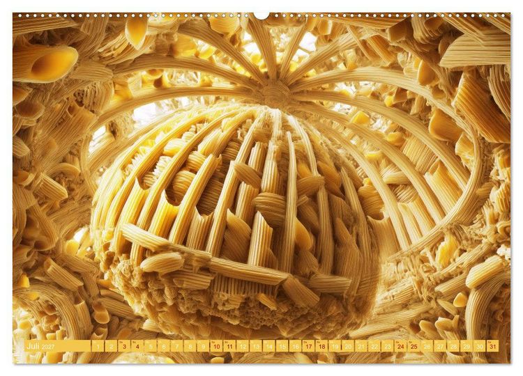 Produktbild: Pasta Fantastica. Surreale Nudeltr&auml;ume (hochwertiger Premium Wandkalender 2027 DIN A2 quer), Kunstdruck in Hochglanz