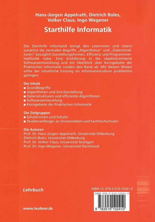 Produktbild: Starthilfe Informatik