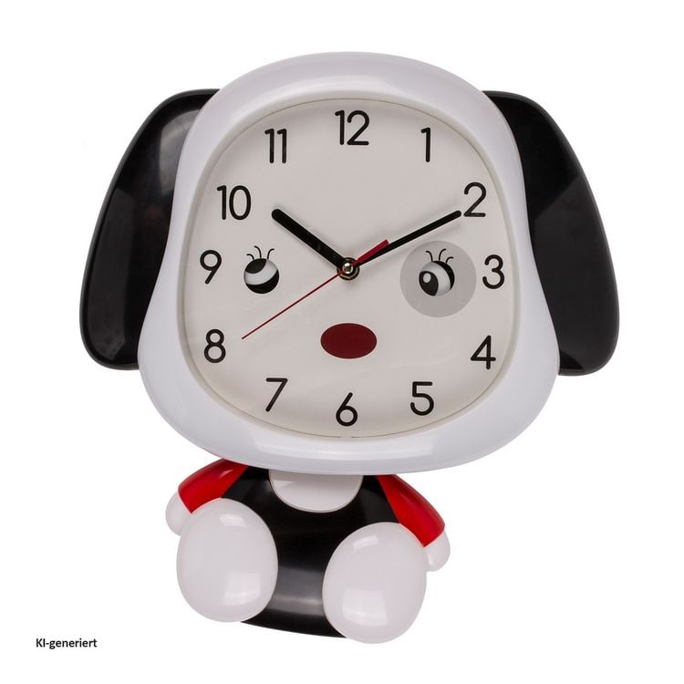 Produktbild: HTI-Living Wanduhr f&uuml;r Kinder Hund Wanduhr f&uuml;r Kinder Hund