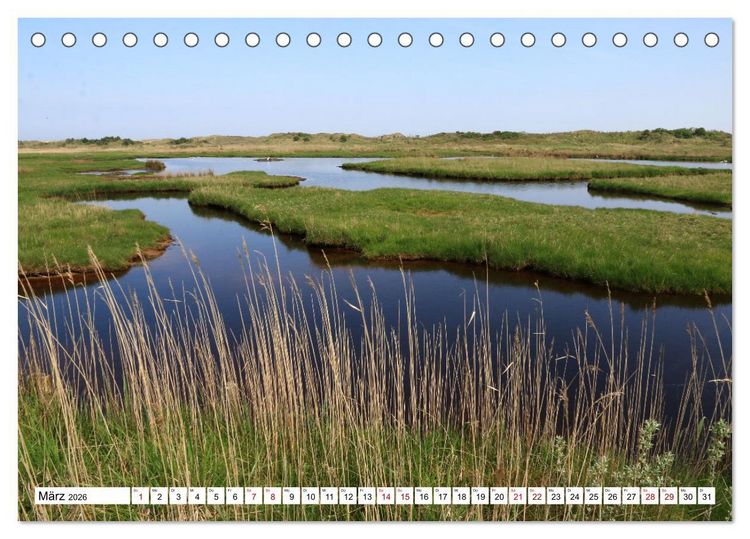 Produktbild: Insel Baltrum, Perle im Ostfriesischen Wattenmeer (Tischkalender 2026 DIN A5 quer), CALVENDO Monatskalender