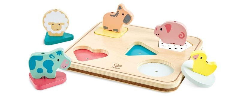 Produktbild: Hape - Tierger&auml;uschepuzzle Tom