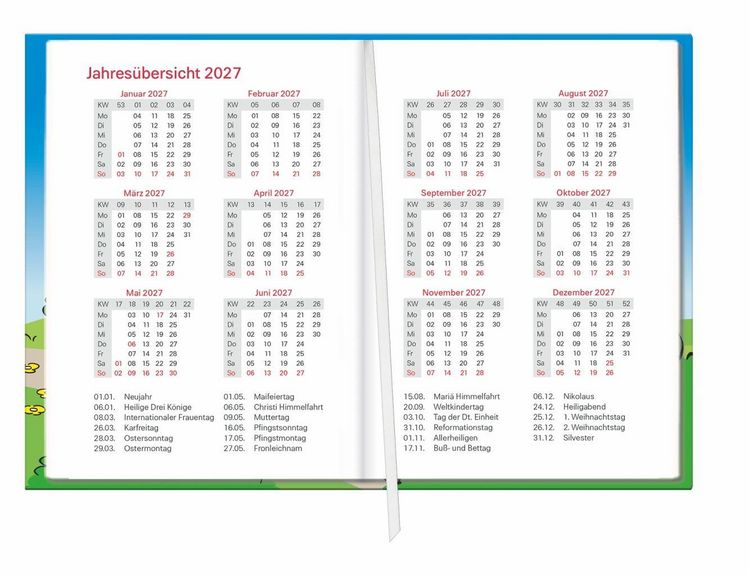 Produktbild: Rentner Kalenderbuch A6 2027