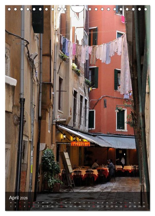 Produktbild: Fotografischer Streifzug durch Venedig (Wandkalender 2026 DIN A4 hoch), CALVENDO Monatskalender