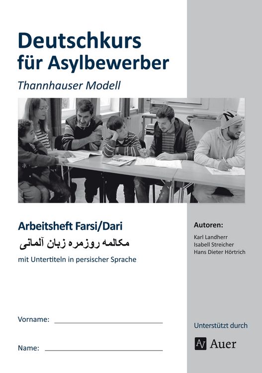 Produktbild: Arbeitsheft Farsi/Dari - Deutschkurs Asylbewerber