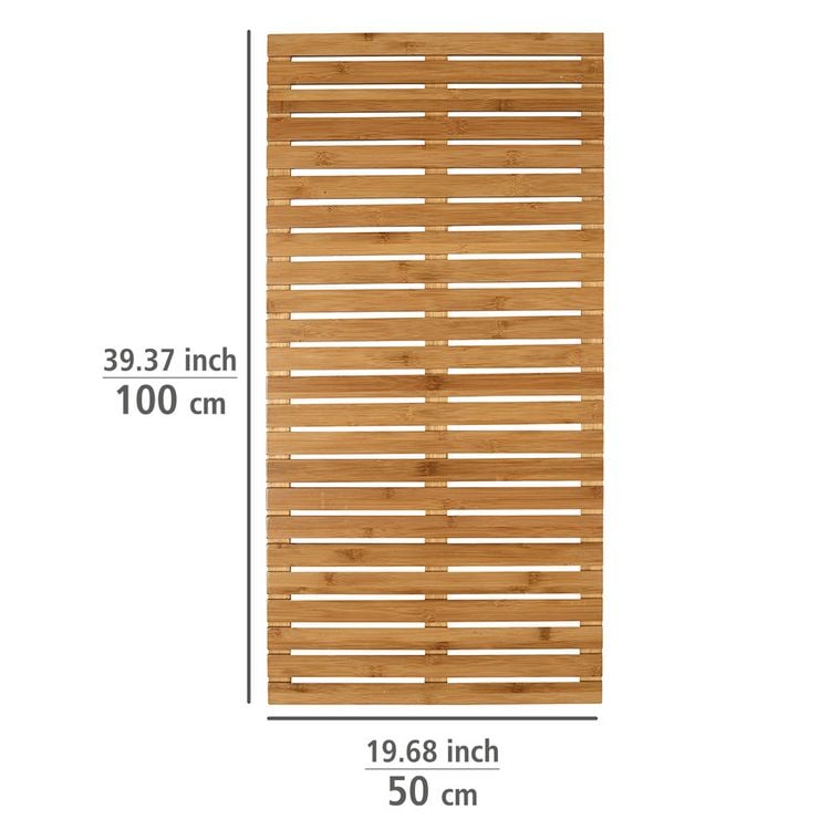 Baderost Mod. Indoor & Outdoor Bambus, 100 x 50 cm, fr Dusche, Bad & Pool  kaufen